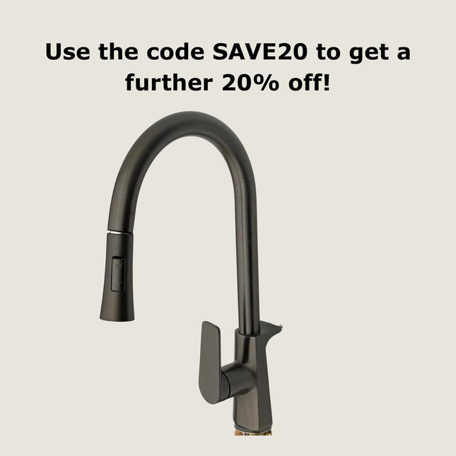 Kitchen Laundry Pull Out Swivel Mixer Faucet