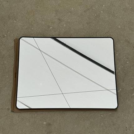 Rectangular Wall Mirror - Black Frame