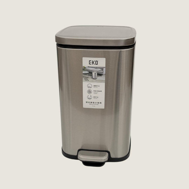 Eko Step Bin 12L- Stainless Steel