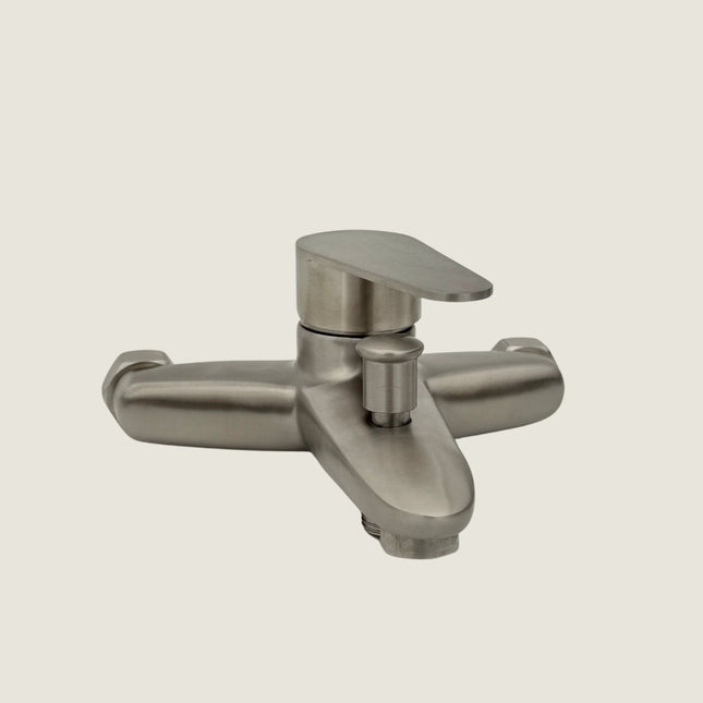 Bathtub Mixer - Brushed Stainless Steel Faucet