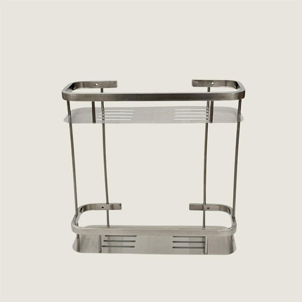Wall Mounted Shower Bathroom Caddy - Matte Black