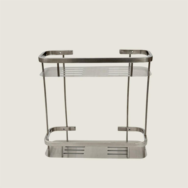 Wall Mounted Shower Bathroom Caddy - Matte Black