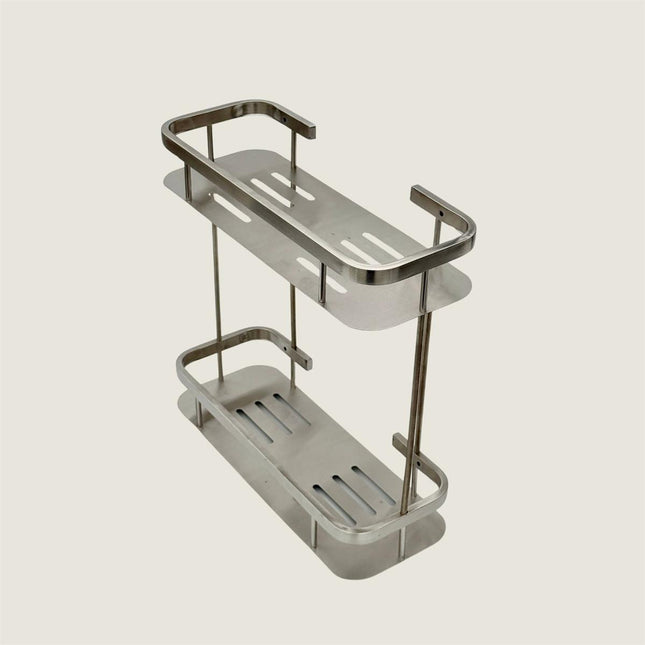 Wall Mounted Shower Bathroom Caddy - Matte Black