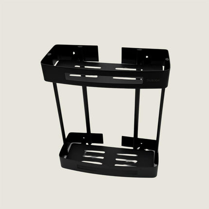 Wall Mounted Shower Bathroom Caddy - Matte Black