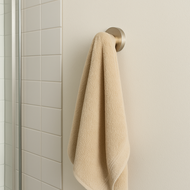 Single Robe Hook - Brushed Stainless Steel
