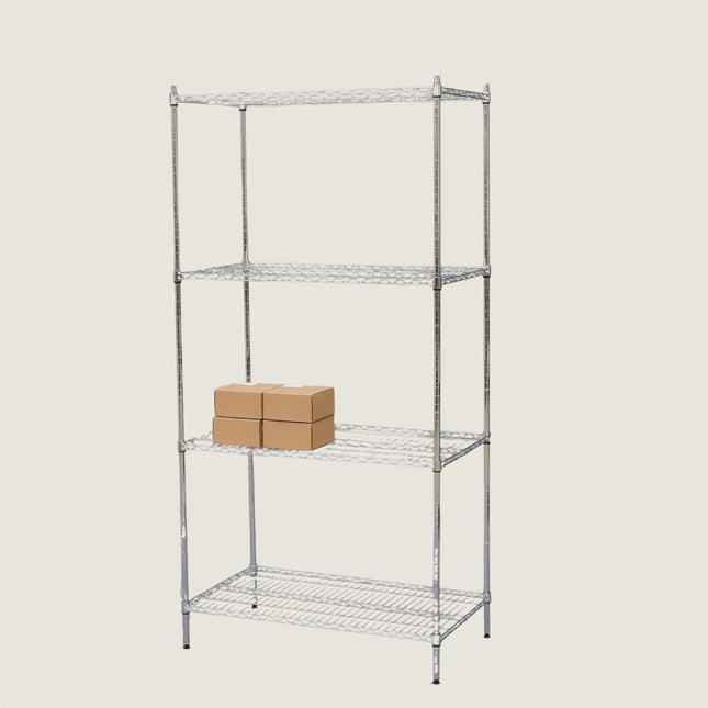 Chrome Shelves - 4 Tier