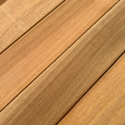 Bangkirai (Yellow Balau) Solid Decking Timber 25 mm x 140mm