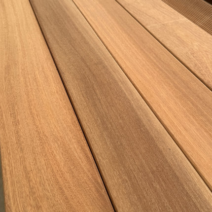 Bangkirai (Yellow Balau) Solid Decking Timber 25 mm x 140mm