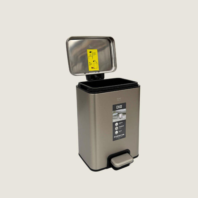 Eko Step Bin With Lid 6L